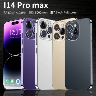 2023 phone i14 Pro MAX 7.3 "large screen true 4G 13 megapixel (2+16G) Android 8.1