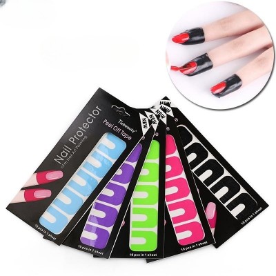 Original factory nail polish U-shaped sticker finger tape peel-off tape